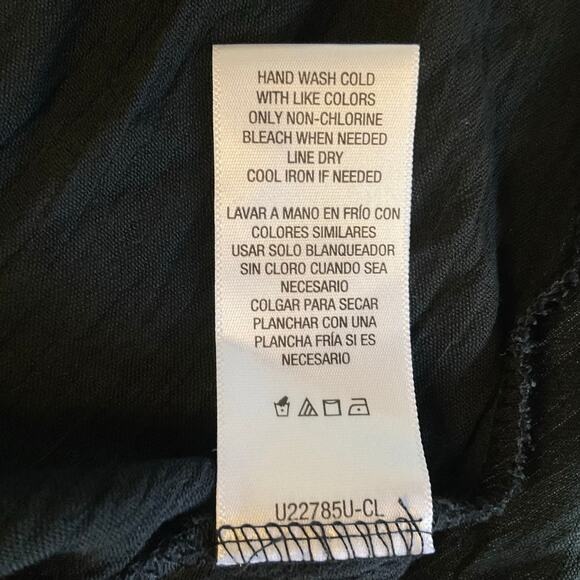 Adam Levine Women Cardigan size L Open Front Long Sleeve Rayon Boho Tassel Black - Picture 6 of 9